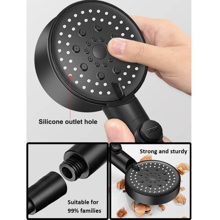 6-modes-filter-shower-head-high-pressure-water-saving-shower-one-key-stop-water-adjustable-shower-head-for-bathroom-accessories-showerheads