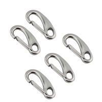 5PCS 100mm 304 Stainless Steel Egg Shape Snap Hook For Dog Chain Spring Snap Hooks