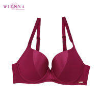 Wienna Clearance Sale DB22315 ชุดชั้นใน เสื้อใน เวียนนา Super Soft (push up) มีโครง ไซซ์ A,B,C,D 32-36 สีเนื้อ , ดำ , บานเย็น