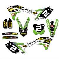 For Kawasaki 450 KXF 2018-2016 TEAM GRAPHICS BACKGROUNDS DECALS STICKERS Kits For Kawasaki KX450F KX450 KXF450 2016 2017 2018