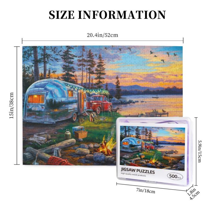 darrell-bush-camping-reflections-wooden-jigsaw-puzzle-500-pieces-educational-toy-painting-art-decor-decompression-toys-500pcs