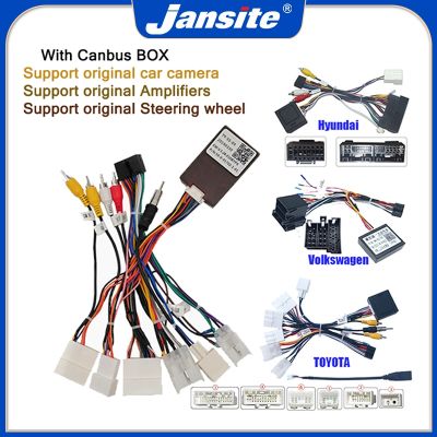 Jansite Car Radio Amplifier Canbus for various Canbus and cables For Toyota Honda Volkswagen Kia Nissan Hyundai etc.