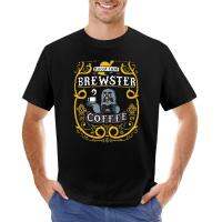 BrewsterS Cup Of CooFfee T-Shirt Anime Oversized T-Shirt Mens Long Sleeve T Shirts