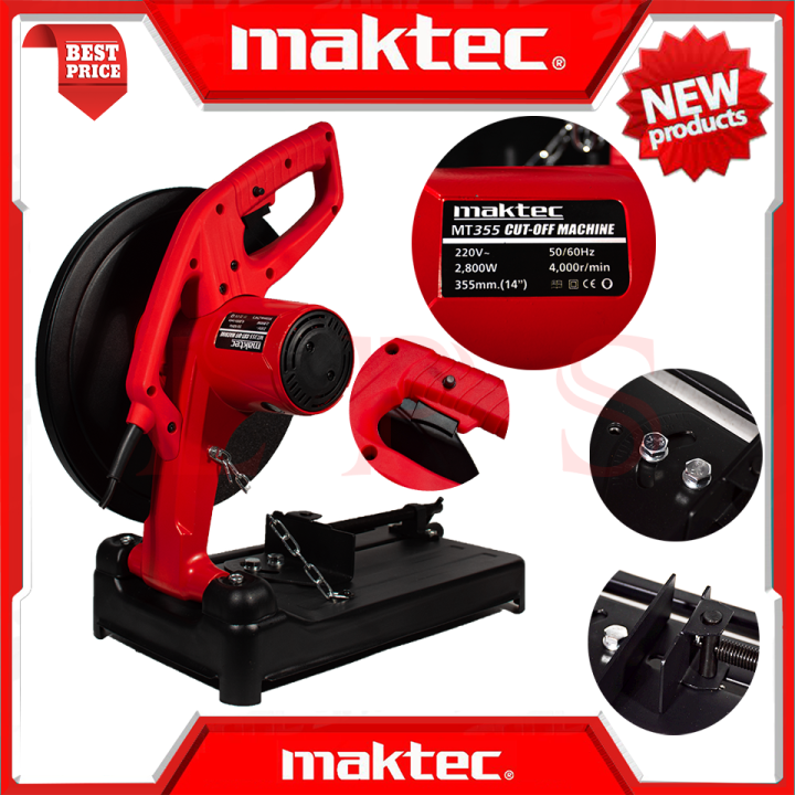 maktec-ไฟเบอร์ตัดเหล็ก-14-นิ้ว-แท่นตัด-เครื่องตัดเหล็ก-14-นิ้ว-รุ่น-355-งานไต้หวัน-aaa-การันตีสินค้า