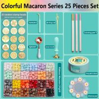 Wax Seal Stamp Set Lacquered Stamp Sealing Wax Kit DIY Craft Supplies Scrapbooking Christmas Wedding Invitation Decoration