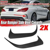 New Car Rear Bumper Lip Splitter Body Spoiler Side Vent Canards For Mercedes For Benz W117 CLA200 CLA250 CLA45 For AMG 2014-2018