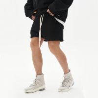 ▣❧❆ Summer Japanese youth trend sports high street shorts Korean version cotton drawstring solid color beach casual 5-point pants for men