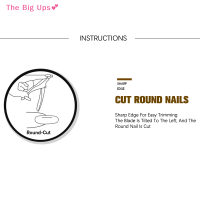 The Big Ups? 1PC Professional Nail Art clipper ประเภทพิเศษ U คำเท็จเคล็ดลับขอบตัด