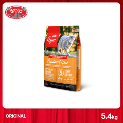 [MANOON] ORIJEN ORIGINAL CAT 5.4 kg โอริเจน อาหารแมวสูตร ออริจินอล 5.4 กก.