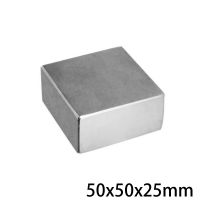 1PC 50x50x25 Block Strong Rare Earth Magnet Thickness 25mm Rectangular Neodymium Magnets 50x50x25mm N35 Big Magnet 50x50x25