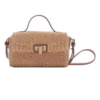 Fashion Casual Summer Straw Bag Rattan Handbag Beach Handmade Bali Handbags Shoulder Messenger Woven Crossbody