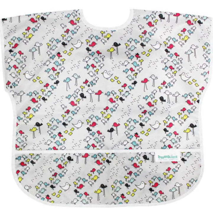 Bumkins Junior Bib Waterproof Short Sleeve Bib Lazada.co.th