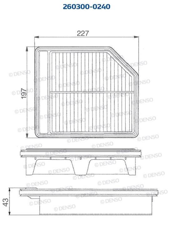 กรองอากาศเด็นโซ่-260300-0240-สำหรับ-honda-civic-fd-2006-2011-เครื่องยนต์-1-8