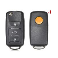 Black Remote Key Universal Wire Remote Key Fob 3 Button for Xhorse XKB510EN for VW B5 Type for VVDI Key Tool