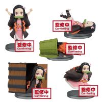 Demon Slayer ตัวเลข Kamado Nezuko Gashapon WCF ตัวเลขการกระทำใบมีดปีศาจทำลาย Kawaii ของเล่นของขวัญสำหรับเด็ก