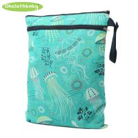30X40CM Multifunctional Medium Oxford Cloth 2 Pockets Diaper Bags Waterproof Baby Wet Bag Portable Stroller Organizers Outdoor