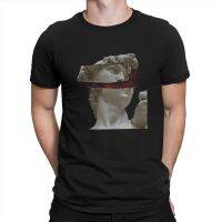 Michelangelo T-Shirts for Men European Art Statue Funny Tees Round Neck Short Sleeve T Shirt Gift Idea Clothes 4XL 5XL 6XL