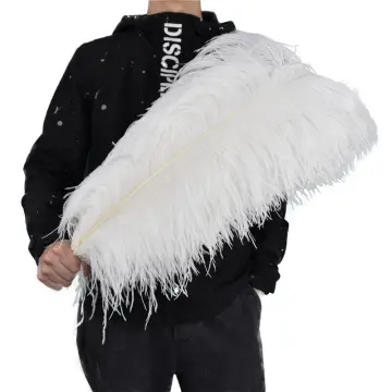 Black Ostrich Feather Decor 15-70cm/6-28 Ostrich Feathers Crafts