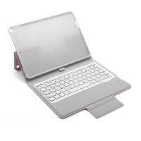 Hot Sale Tablet Keyboard Multi-function 78 Key Bluetooth Leather Case Keyboard Backlight Flip Cover Keypad for iPad 2019