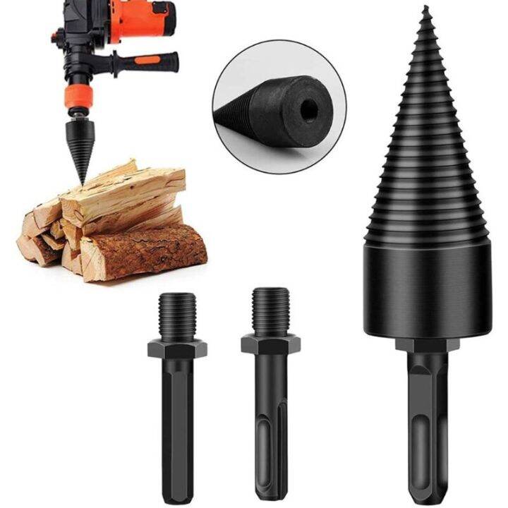 hh-ddpjhexagonal-wood-splitting-impact-drill-bit-high-hardness-firewood-log-splitter-removable-heavy-duty-drill-screw-cone-tool