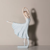 Ballerina Statues Desktop Ornament Plastic Dancing Girl Crafts Dancer Ballet Figurines for Home Decor Birthday Christmas Gift