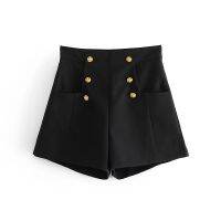 ZA New Spring Autumn Women Shorts Simple Style Sexy Short Pants Hight Waist Shorts Black Casual OL Pants XITIMEAO