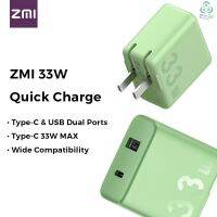 Zmi อะแดปเตอร์ชาร์จเร็ว 33W 1A1C Type-C USB-A 100-240V แบบพกพา พร้อมสวิตช์ iPhone 12 Samsung [19][มาใหม่] ef