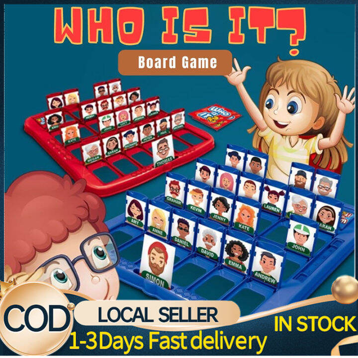 Who Is It Board Game Original Guessing Game Lazada Ph Who Is It Board Game Original Guessing Game Lazada Ph