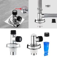 Washing Machine Floor Drain Adapter Tees Joint Anti-overflow Sewer Elbow Pipe Connector Bathroom Accessories Durable