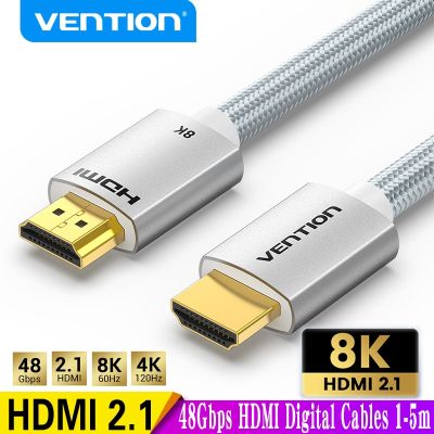 Vention HDMI 2.1 Cable for TV Box USB C HUB PS5 HDMI Cable 8K/60Hz Ultra High-speed HDMI Splitter Cable eARC HDR10+ HDMI2.1 Cabl