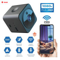 กล้องรักษาความปลอดภัยแบบไร้สาย Hd 1080P Wifi Remote Cam อินเตอร์คอมแบบสองทางอินฟราเรด Night Vision กล้องวิดีโอภายในบ้าน