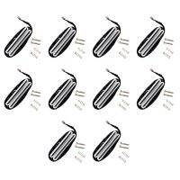 10X Hot Rail Pickups Double Track 11K Alnico5 Guitar Pickup Fit Strat Tele Electric Guitar, White