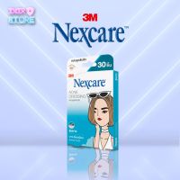 M Nexcare Acne Dressing Thin Patch 30 แผ่น แผ่นแปะสิว สิวอักเสบ รุ่นบาง (กล่องฟ้า) มี 30 ชิ้น