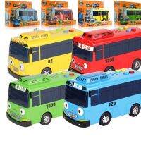 Korea Tayo Little Bus Toy School Small Bus 4Pcs Baby Sound And Light Christmas And Birthday Gifts For Children