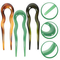Arenlen【Hot Sale】 3PCS เฟรนช์พินผมหรูหราส้อมตกแต่งทรงผมทรงผมสำหรับขนมปัง