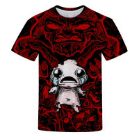 The Binding Of Isaac 3D พิมพ์เสื้อยืดผู้ชายผู้หญิง Gothic Design Sense Lines T เสื้อ Prevalent เสื้อยืดแขนสั้น Streetwear