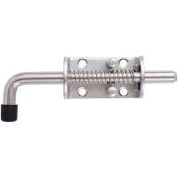 304 Stainless Steel 6.5inch Spring Pin Latch Lock Assembly for Doors Cabinets and Utility Trailer Gate - Heavy Duty