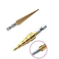 【CW】 3-12mm 4-12mmCoated Stepped Bits Handle Bit Metal Drilling