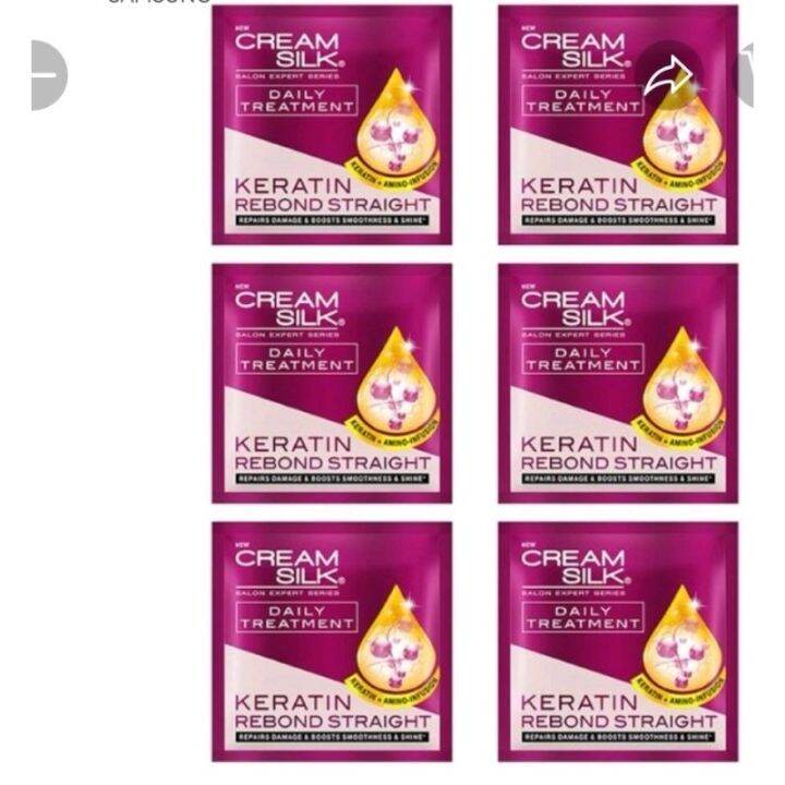 FREE 1 PC CREAMSILK KERATIN REBOND STRAIGHT CONDITIONER SACHET Lazada PH
