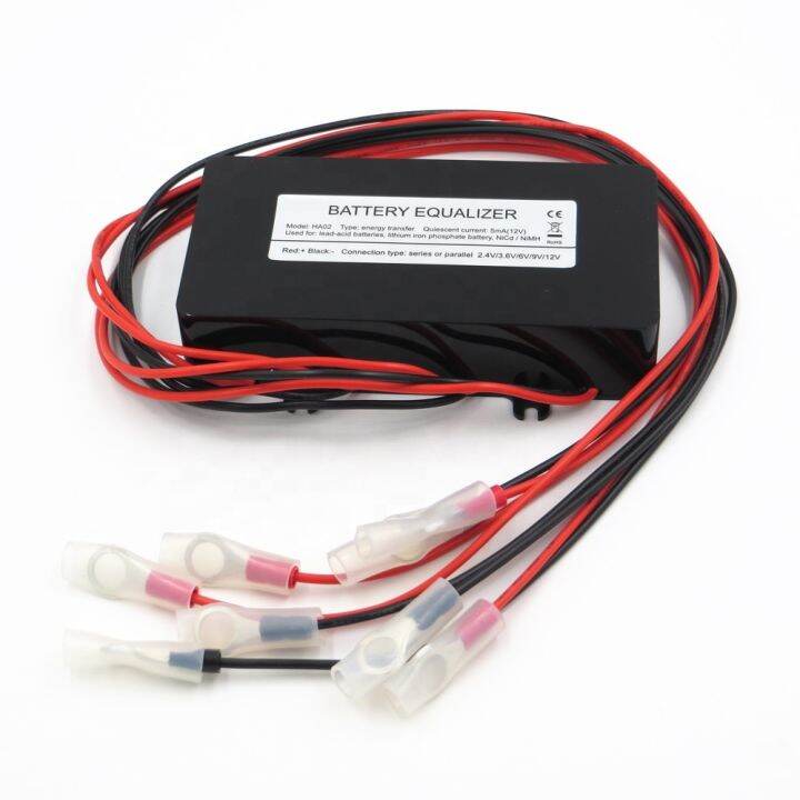 Battery Equalizer Battery Balancer For 4Pcs 12V Battery Connected In