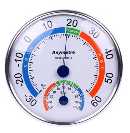Nhiệt ẩm kế cơ học đo độ ẩm và nhiệt độ anymetre themomter có thể để bàn - ảnh sản phẩm 4