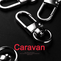 Caravan Crew Keychain Snap Clip Hook ชิ้นหมุนคลิป