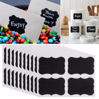 【YD】 4pcs/Set Blackboard Chalk Stickers Jar Organizer Bottle Labels Memo Label Fridge Magnets