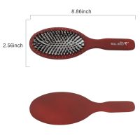 Dog Oval Bristle Slicker Brush Gently Cleaning Pin Brush for Shedding Dog Hair, Grooming Brush Dog Accessories Supplies