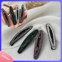 ACHROM 6PCS อุปกรณ์เสริมผม คลิปผม rhinestone โลหะผสมอัลลอยด์ ที่หนีบผมบีบีกัน แฟชั่นสำหรับผู้หญิง คลิปปากเป็ด ผมเส้นผม