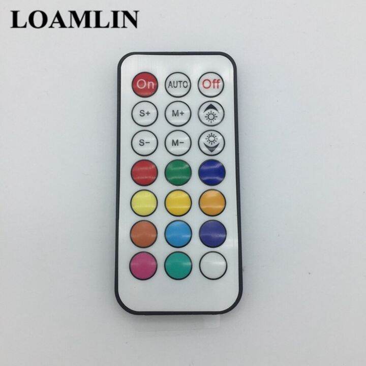 yingke-ตัวควบคุม-rf-ขนาด21ปุ่มตัวควบคุมไฟ-led-เมจิก-rgb-พร้อมรีโมทคอนโทรลมินิ-smd-สำหรับแถบไฟ-led-ws2811-ws2812b