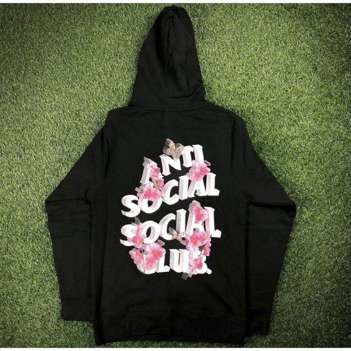 ผู้ชาย-hoodie-ของแท้-เสื้อฮู้ดดี้-anti-social-social-club-kkoch-4k-hoodie-black-เสื้อกันหนาว-assc-พร้อมส่ง