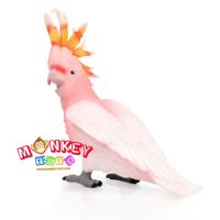 Monkey Toys - โมเดลสัตว์ Cockatoo นกกระตั้ว ขาว ขนาด 11.00 CM (จากหาดใหญ่)