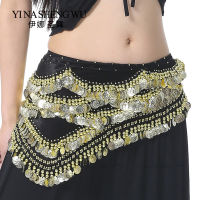 Tribal เหรียญเข็มขัดใหม่อียิปต์ Belly Dance โซ่เอว480เหรียญ Flannel Waves Belly Dance เอวโซ่ Nile เหรียญเอว Chain