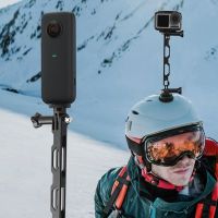 DTJYT กล้องพาโนรามาสำหรับ Gopro แอ็คชั่นอะแดปเตอร์กล้องถ่ายภาพอุปกรณ์เสริมขายึดแม่พิมพ์ทำขนมกล้องส่วนต่อขยายแขนหมวกกันน็อคสำหรับ Gopro หมวกนิรภัยติดกล้อง